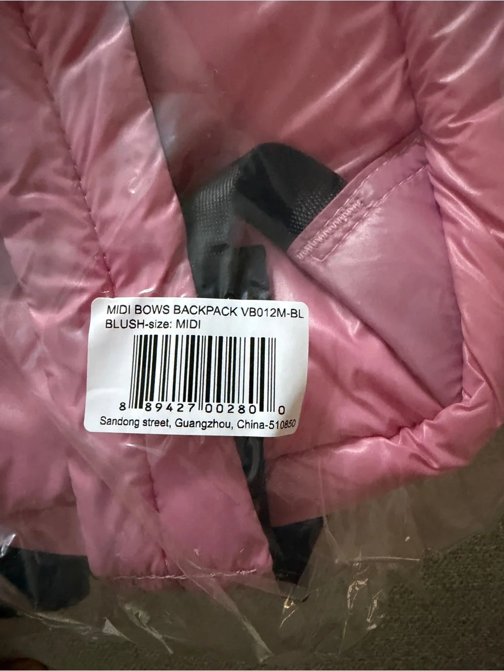 BNWT! 7am Enfant Kids Midi Bows Backpack in Pink